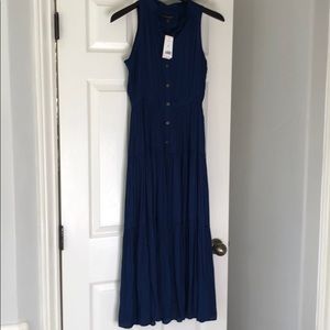 Navy blue Banana Republic sundress XS